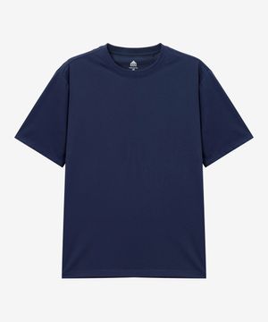 아스킨 세미오버핏 라운드넥 반팔티 네이비 LZTS3113