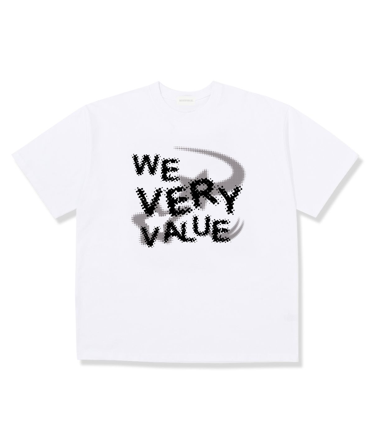위베리벨류(WEVERYVALUE) 벨류스타 오버핏 반팔티셔츠 화이트