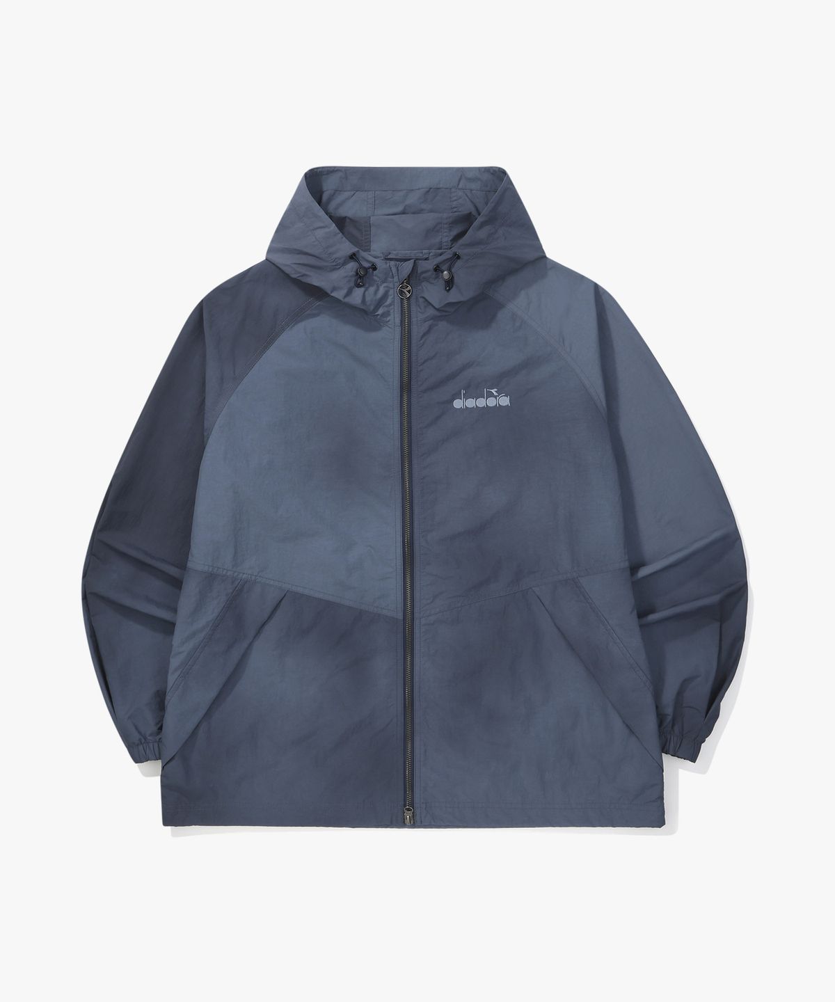 디아도라(diadora) 웨이브다잉 후드 자켓 DARK BLUE