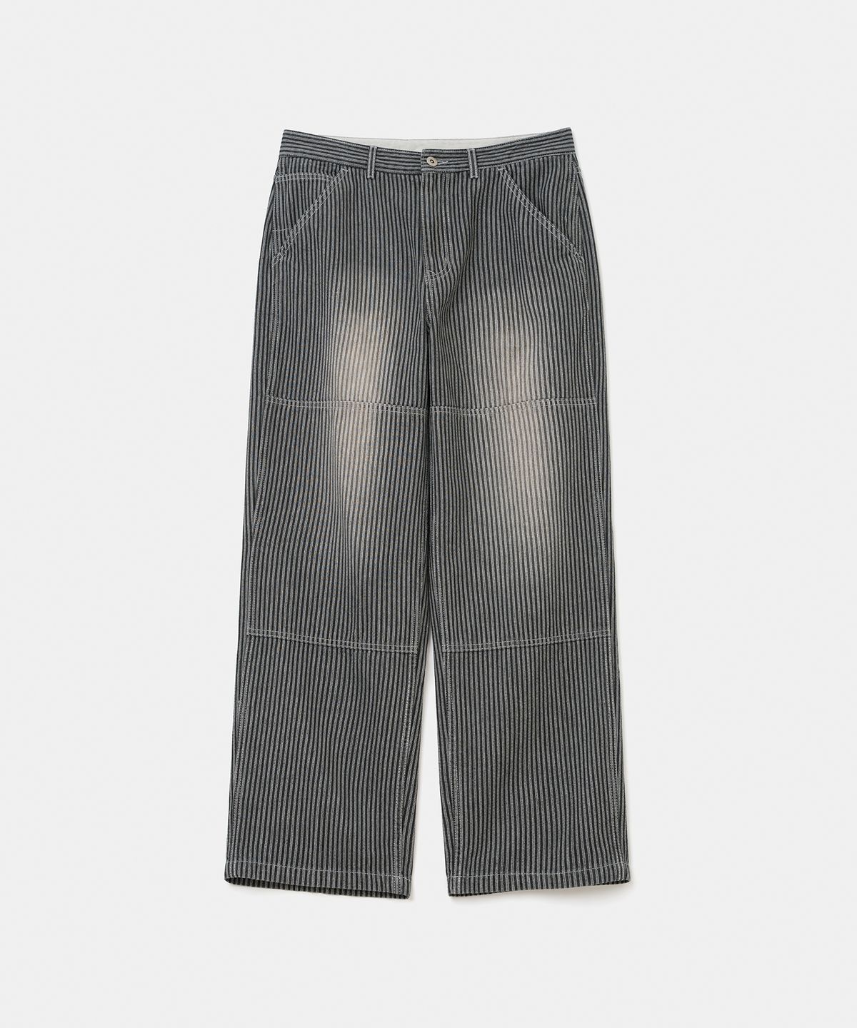 유니폼브릿지(UNIFORM BRIDGE) hickory double knee pants 10oz black