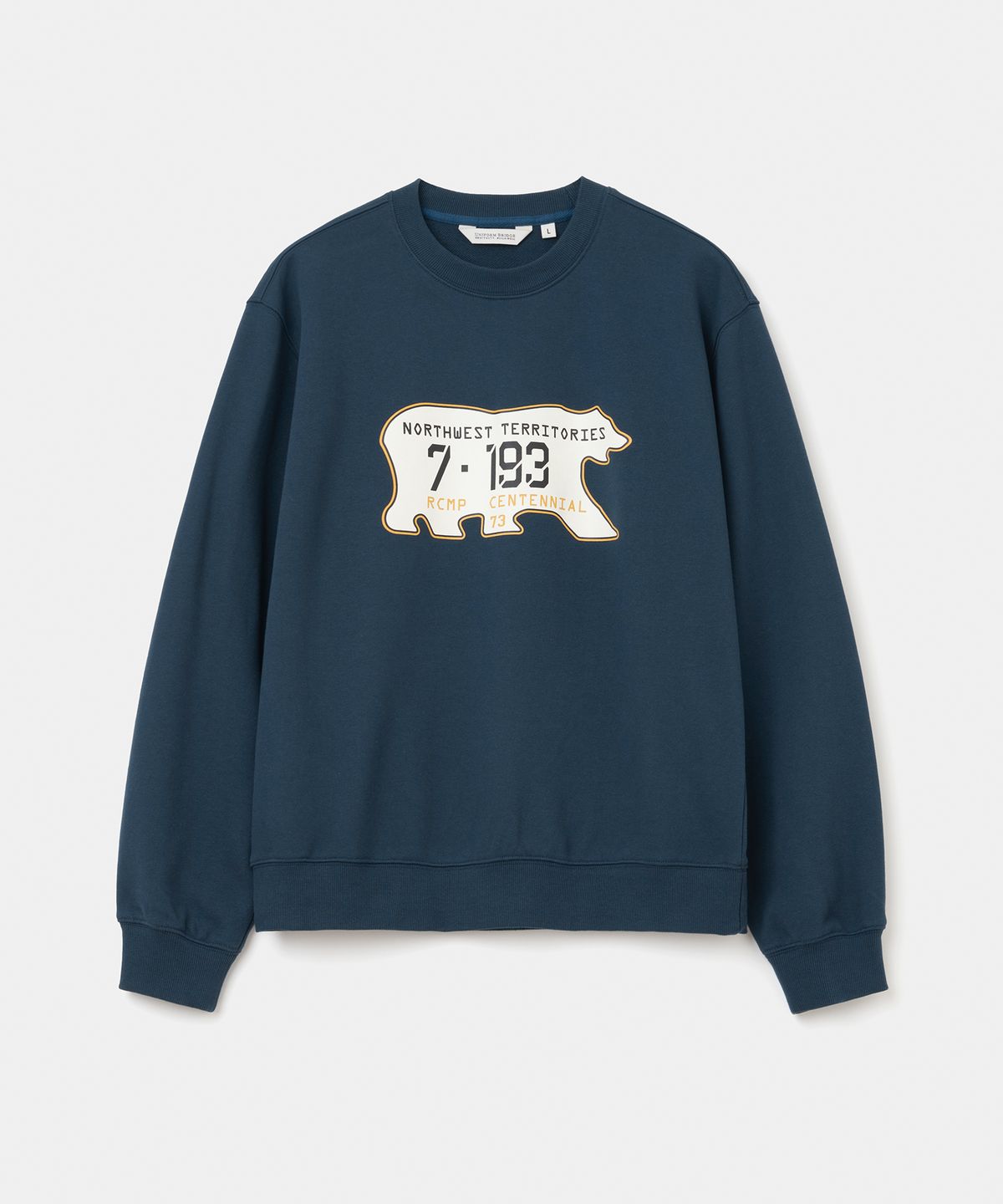 유니폼브릿지(UNIFORM BRIDGE) northwest sweatshirt navy