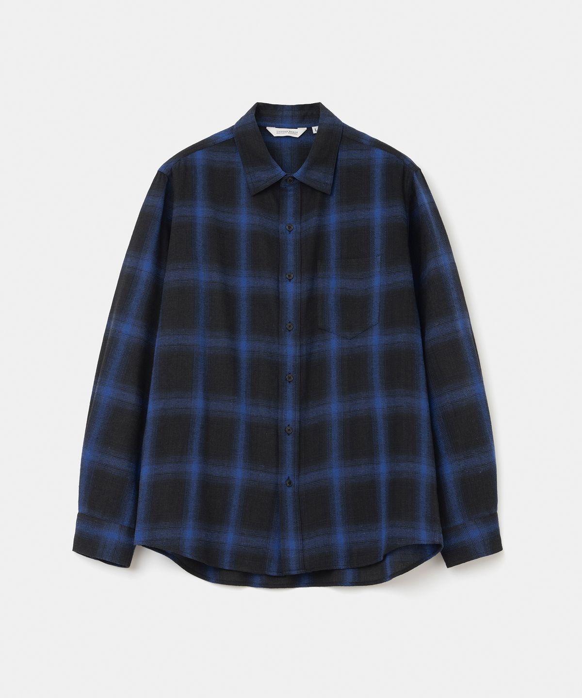 유니폼브릿지(UNIFORM BRIDGE) pocket check shirt blue