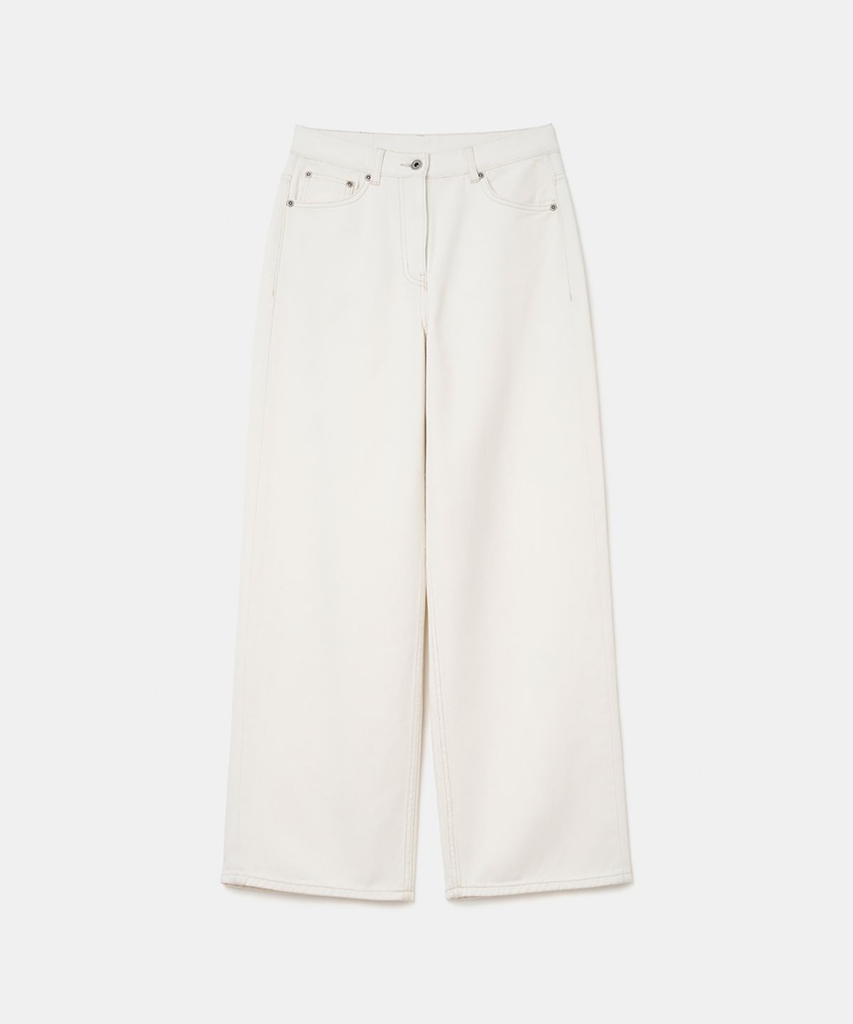 유니폼브릿지(UNIFORM BRIDGE) denim pants wide fit 10oz(womens) natural