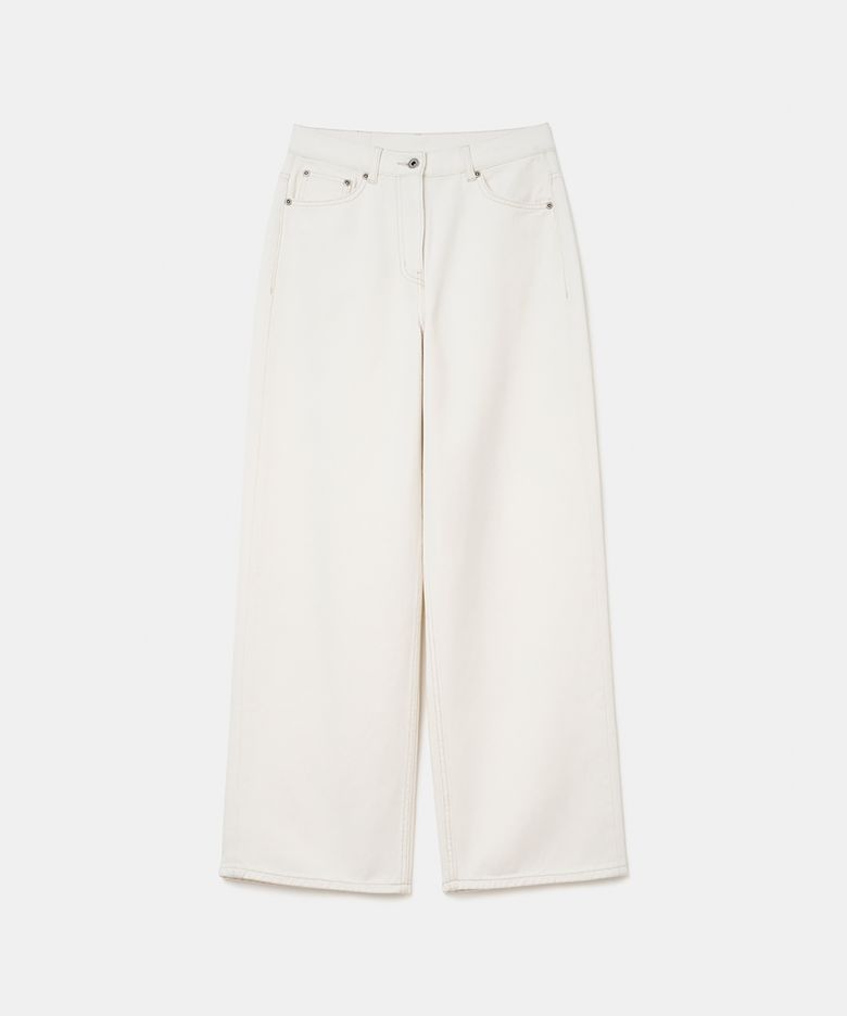 denim pants wide fit 10oz(womens) natural