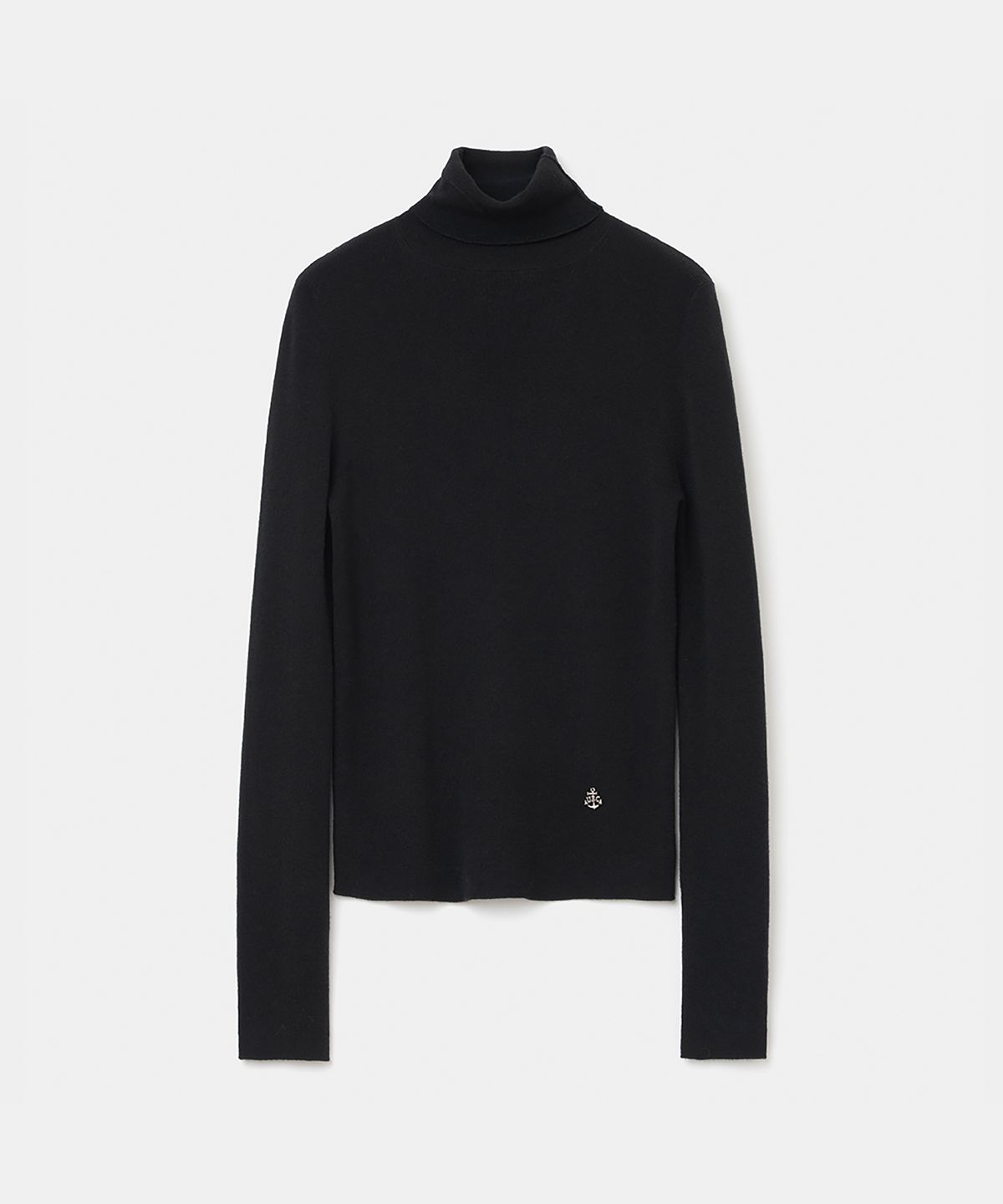유니폼브릿지(UNIFORM BRIDGE) high gauge turtle neck knit(womens) black