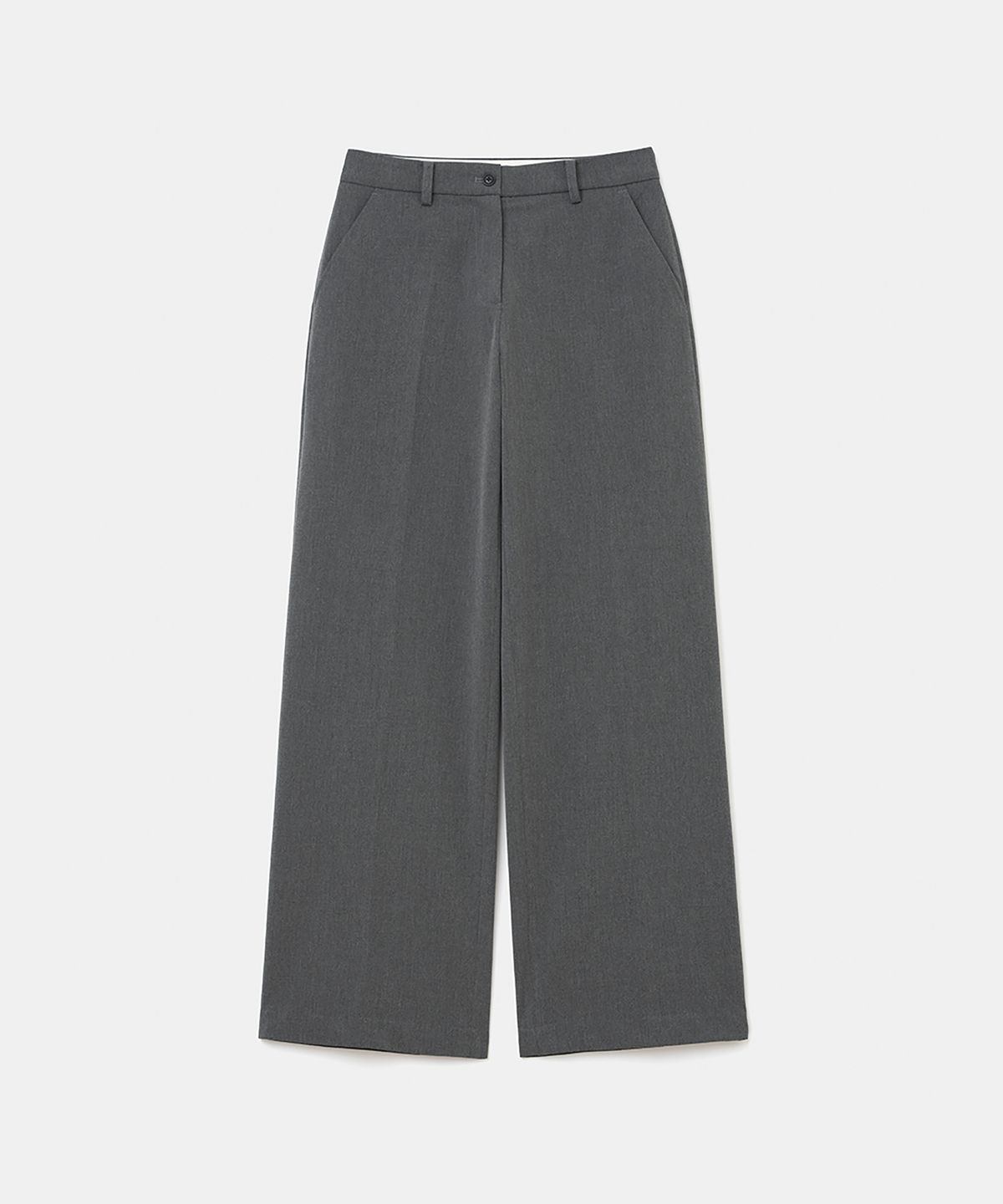 유니폼브릿지(UNIFORM BRIDGE) wide slacks(womens) grey