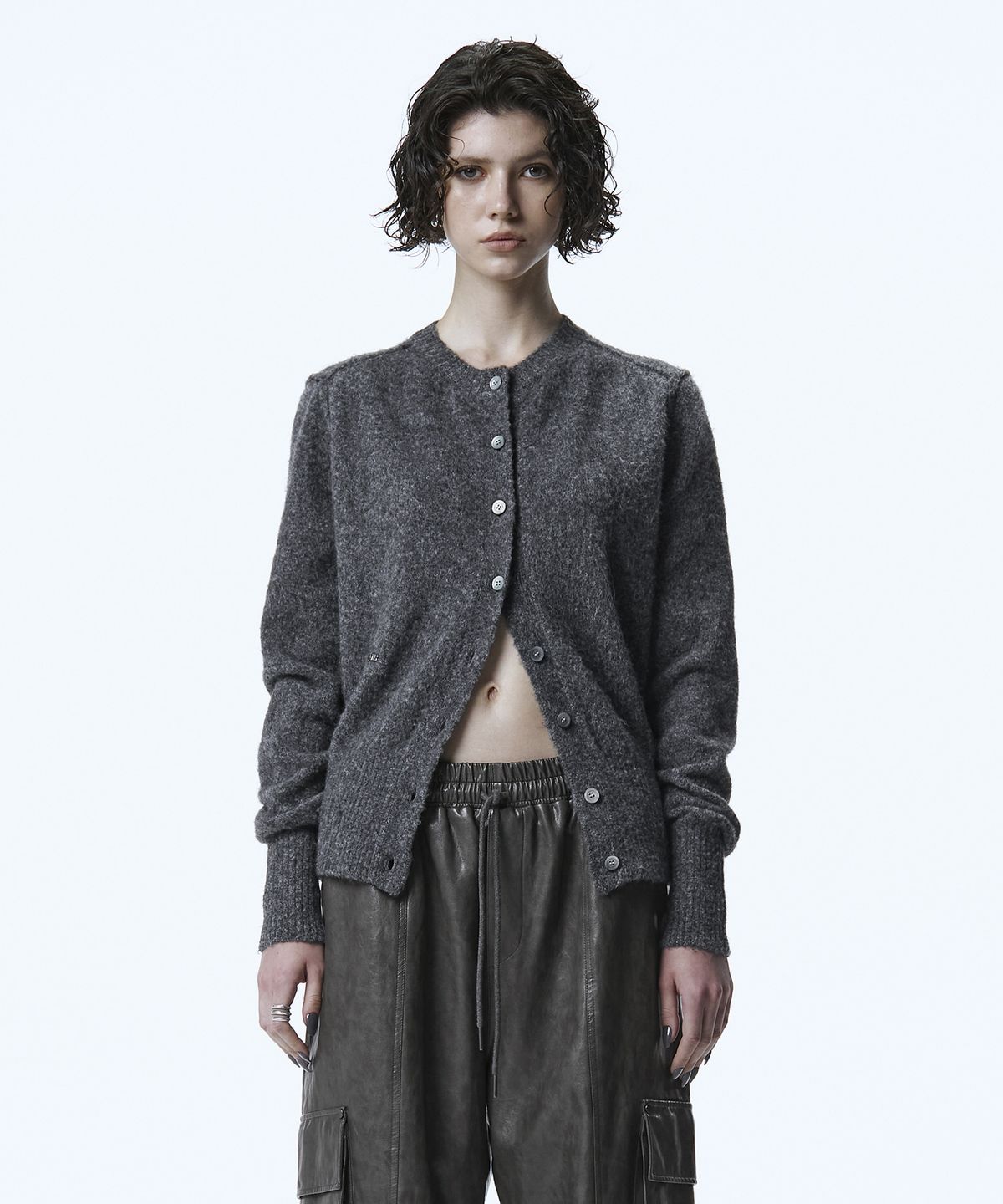 트리밍버드(TREEMINGBIRD) TMB Essential Cardigan [ Gray ]