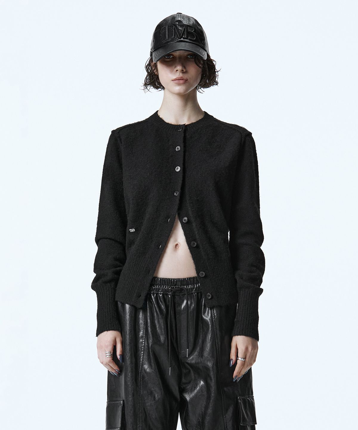 트리밍버드(TREEMINGBIRD) TMB Essential Cardigan [ Black ]