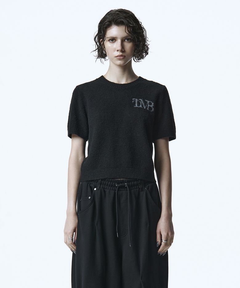 TMB Essential Half Sleeve Knit [ Black ]