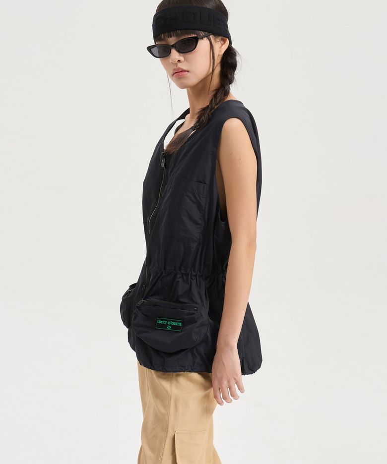 Volume Pocket Zip Up Vest (dark navy) LFVAM25500NYD
