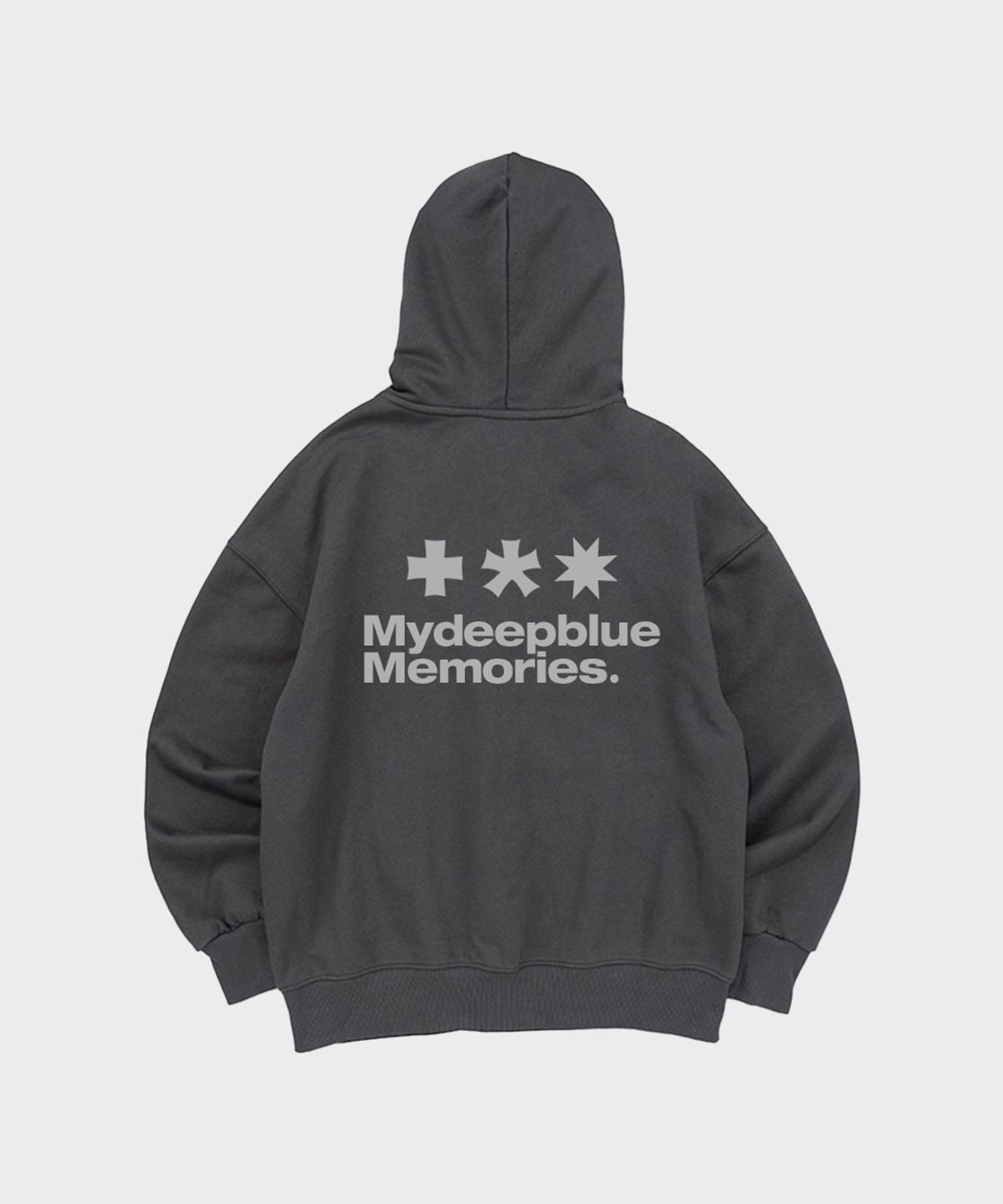 마이딥블루메모리즈(MY DEEP BLUE MEMORIES) (zp) MM SYMBOL LOGO 2WAY ZIP-UP (CHARCOAL)