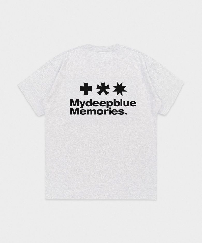 Mm Symbol Logo T-Shirts (LIGHT GREY / BLACK)
