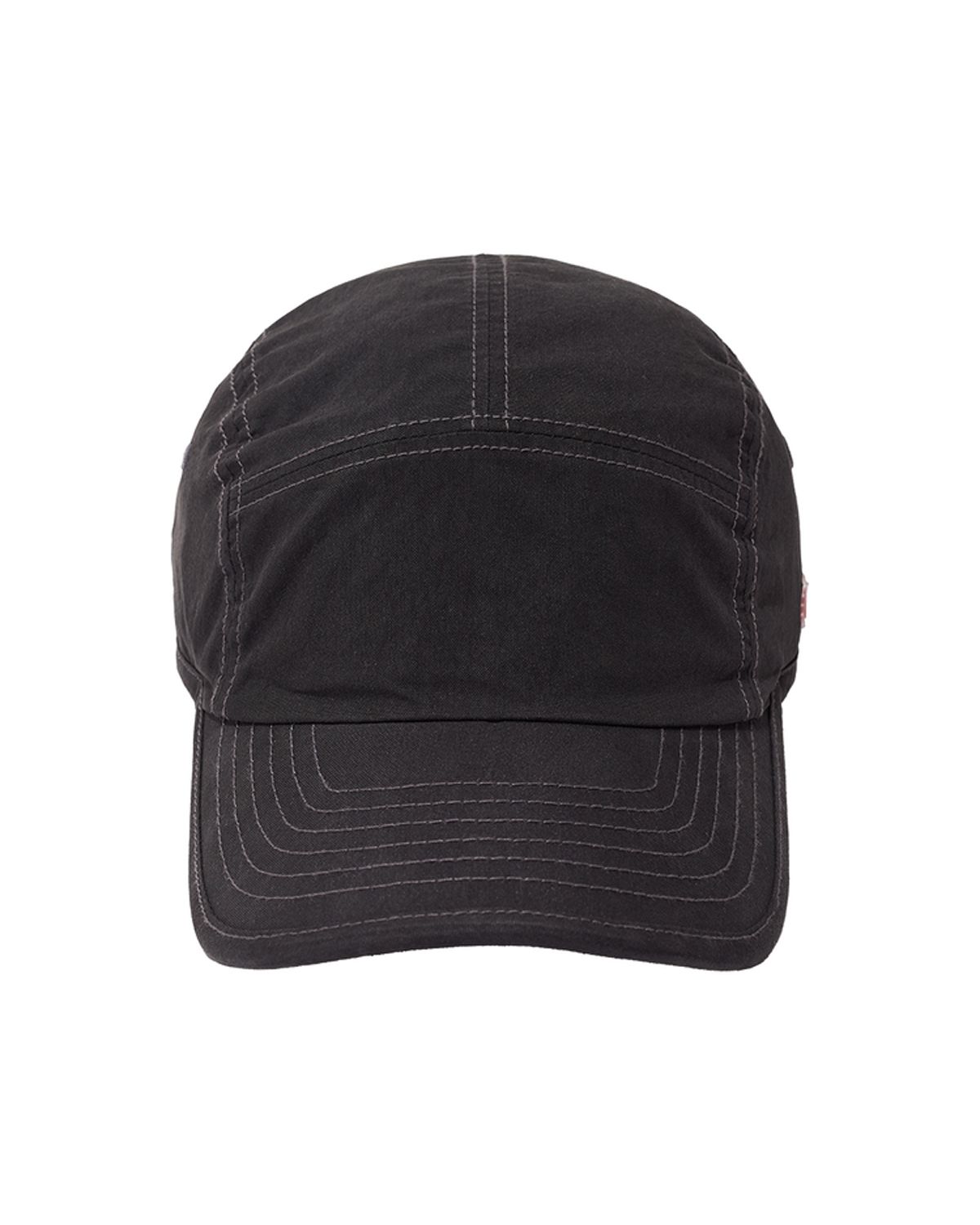 더뮤지엄비지터(THEMUSEUMVISITOR) COLOR STITCH SPORTS CAP (BLACK)