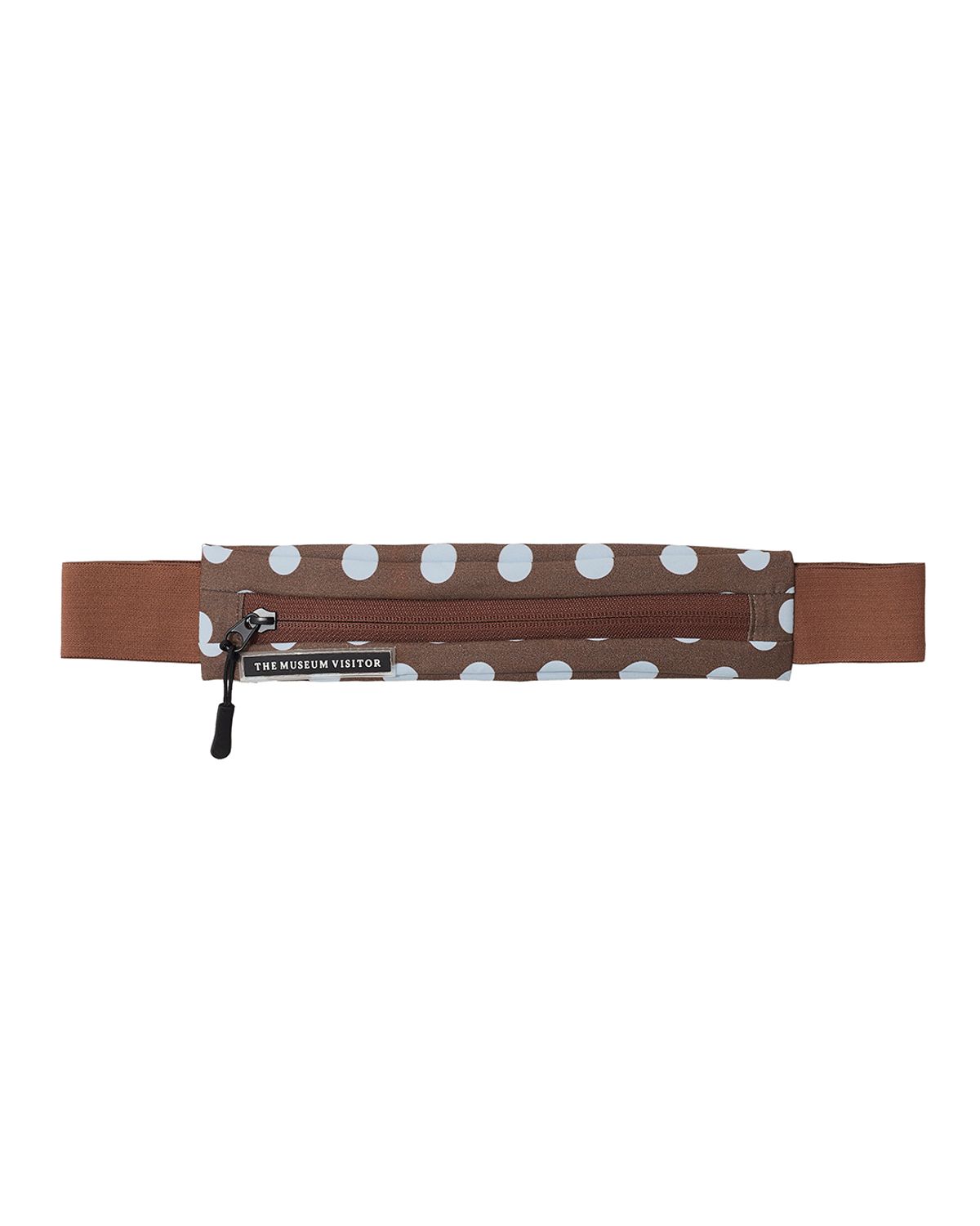 더뮤지엄비지터(THEMUSEUMVISITOR) DOT RUNNING BELT BAG (BROWN)