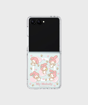 마이멜로디 패턴 모노라인 마그넷 케이스 for Galaxy Z Flip7