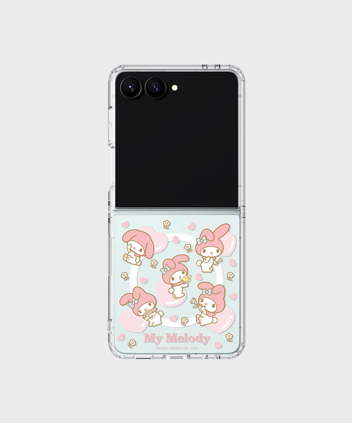 에스엘비에스(SLBS) 마이멜로디 패턴 모노라인 마그넷 케이스 for Galaxy Z Flip7