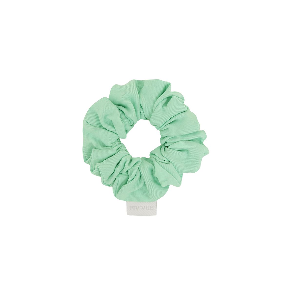 피브비(PIV’VEE) Cotton Jersey Scrunchie (pistachio mint)