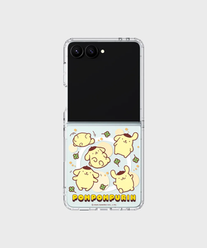 폼폼푸린 패턴 모노라인 마그넷 케이스 for Galaxy Z Flip7