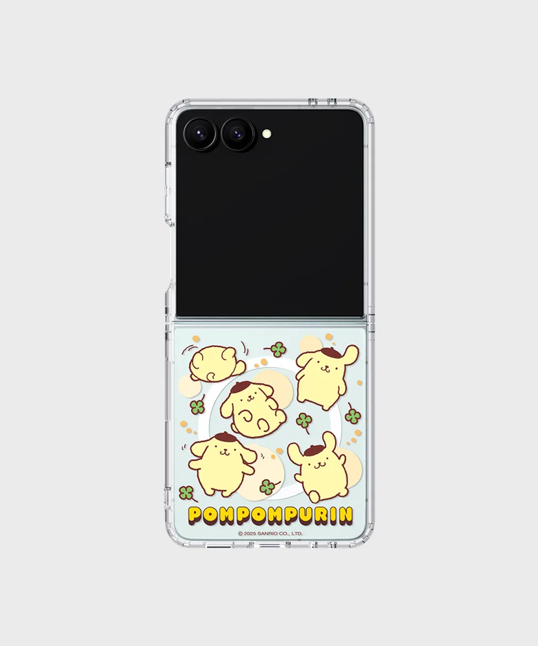 폼폼푸린 패턴 모노라인 마그넷 케이스 for Galaxy Z Flip7