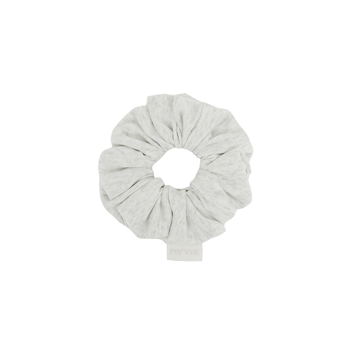 피브비(PIV’VEE) Cotton Jersey Scrunchie (snow grey)