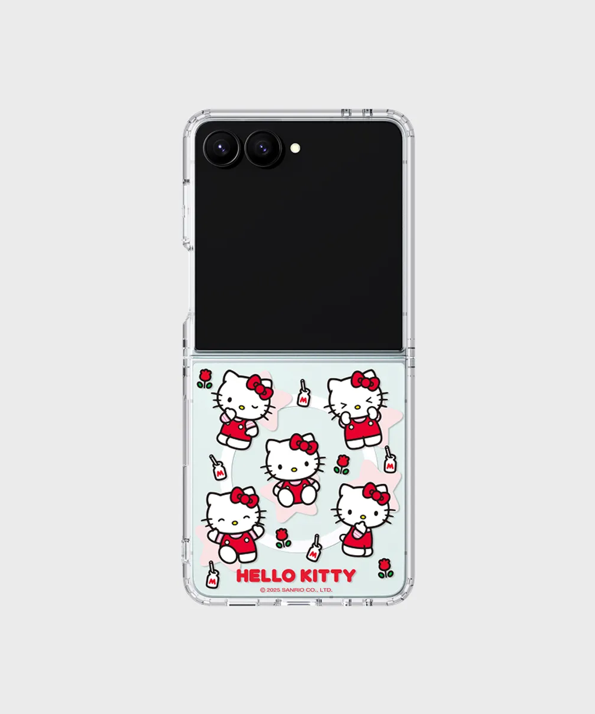 에스엘비에스(SLBS) 헬로키티 패턴 모노라인 마그넷 케이스 for Galaxy Z Flip7