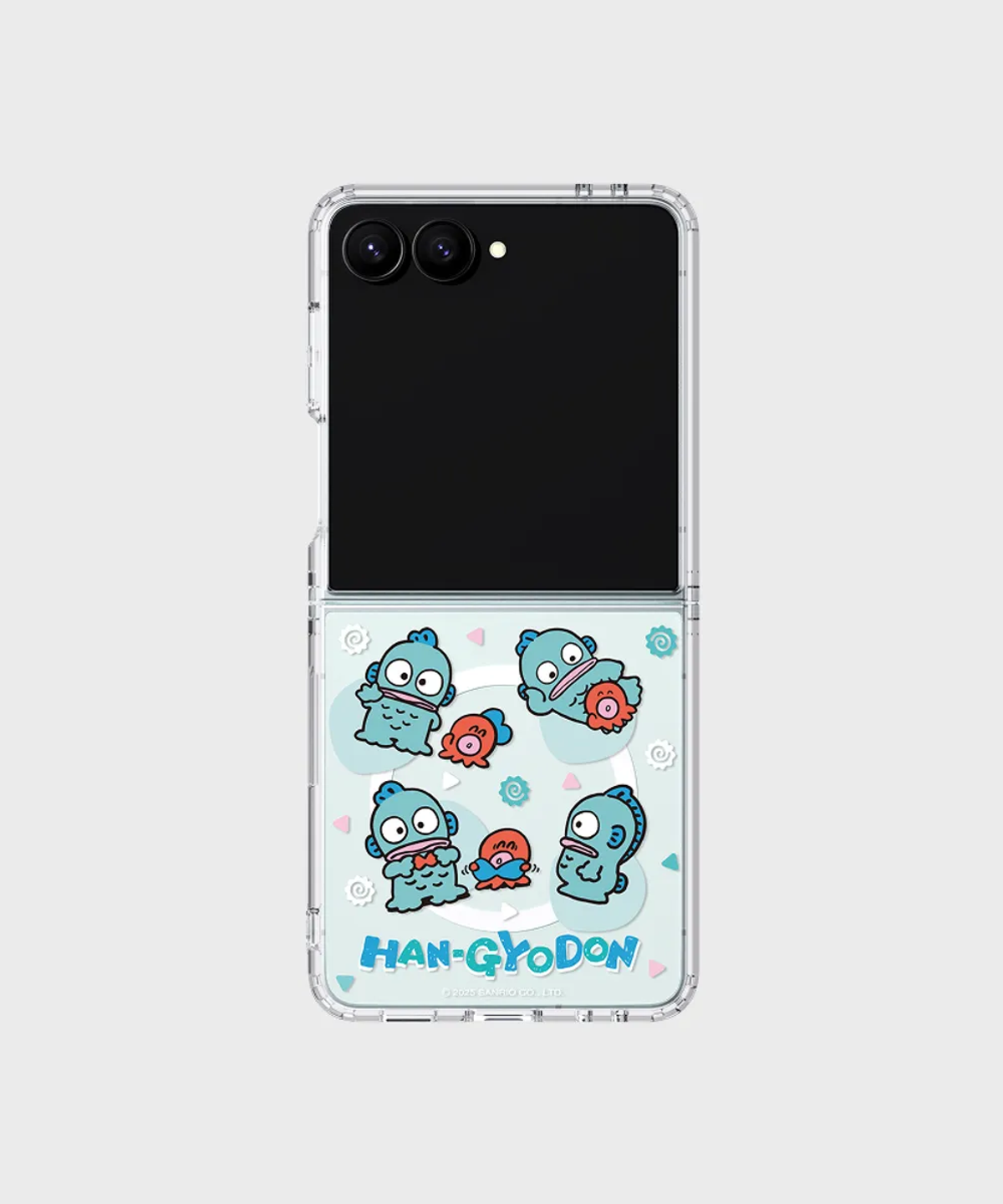 에스엘비에스(SLBS) 한교동 패턴 모노라인 마그넷 케이스 for Galaxy Z Flip7