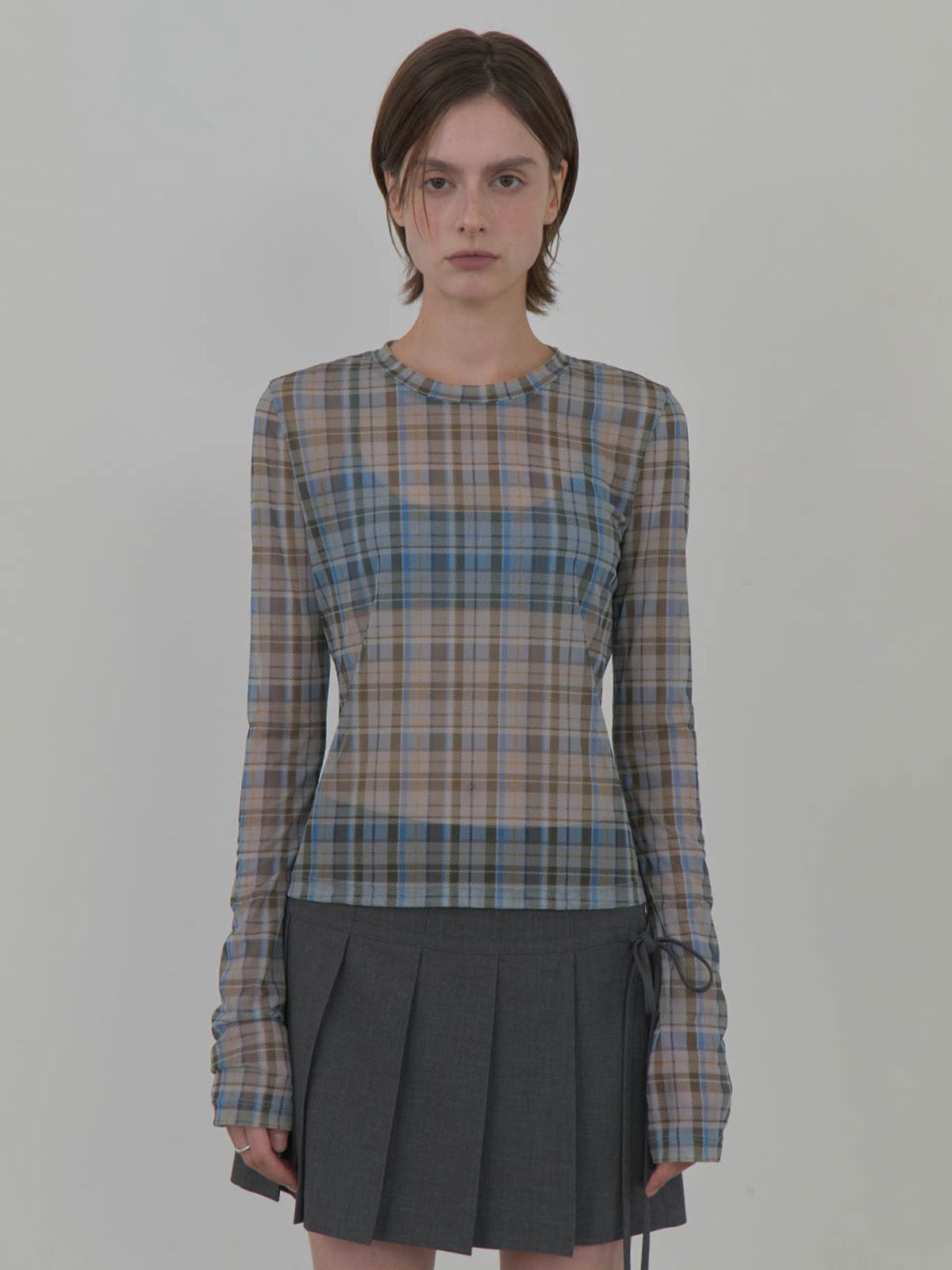 레이브(RAIVE) Classic Vintage Check Top VW5AE132_2color