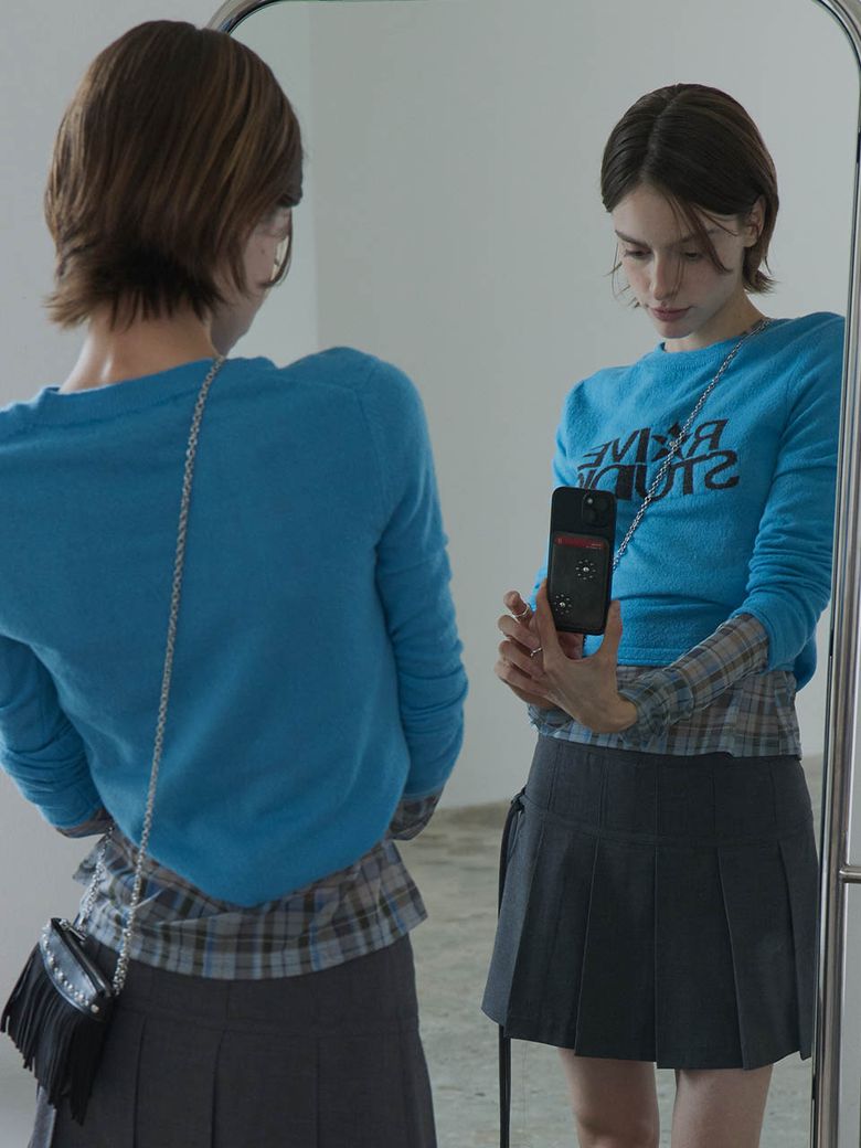 RAIVE STUDIO Logo Knit VK5AP181_2color
