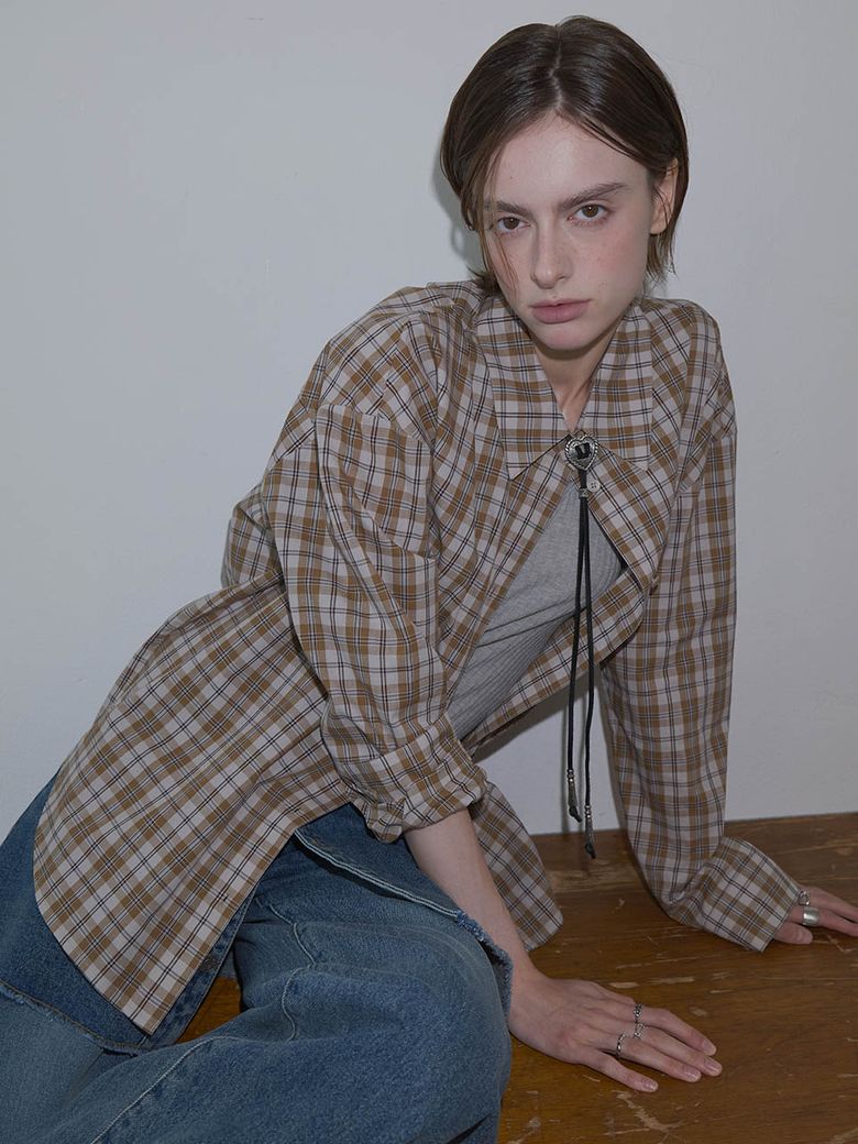 Loose-fit Check Shirts VW5AB212_2color