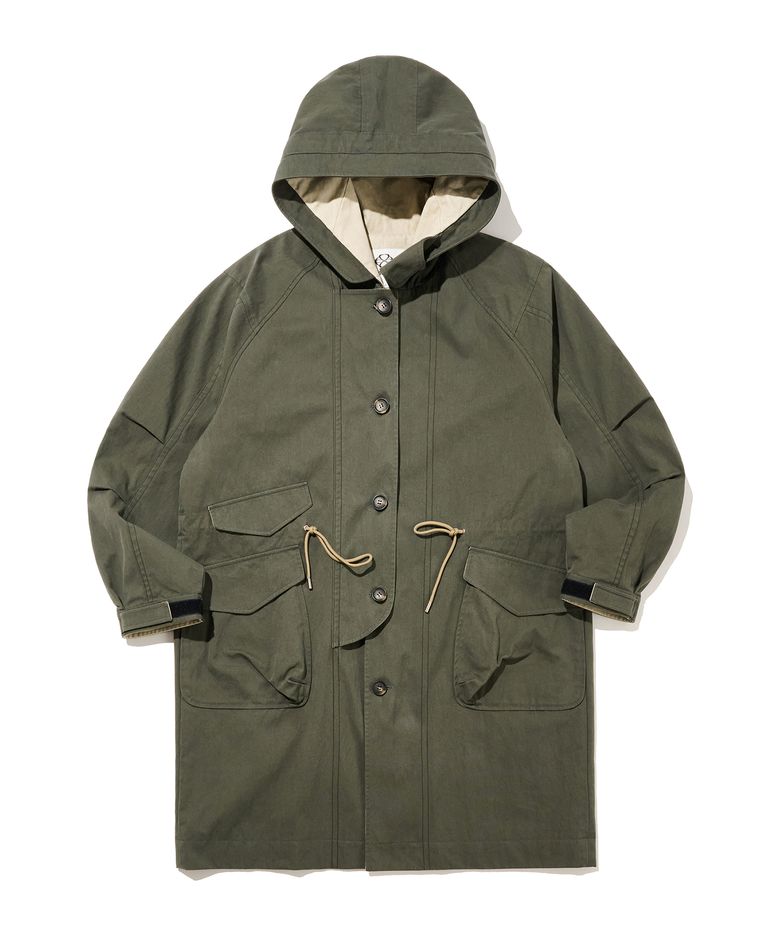 HOODED MIL PARKA (VINTAGE GREEN)