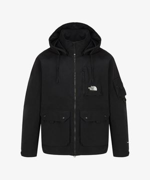 NJ2HR55A 남성 유틸리티 워터프루프 자켓 BLACK