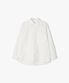[25FW] LLF31601 화이트 롱 포켓 디테일 셔츠