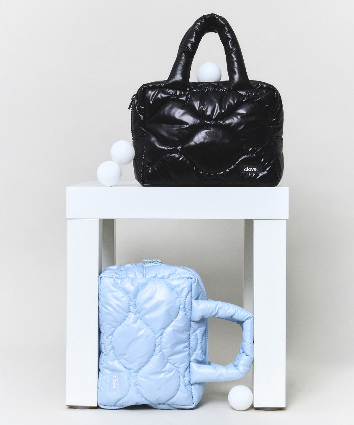 클로브(CLOVE) [25FW clove] Quilted Tote Bag (2color)
