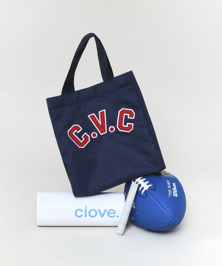 [25FW clove] Padding Tote Bag (Navy)