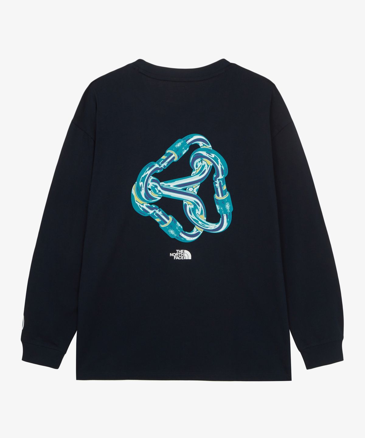 노스페이스(THE NORTH FACE) NT7TR70B 남성 카라비너 긴팔 티셔츠 MIDNIGHT_NAVY