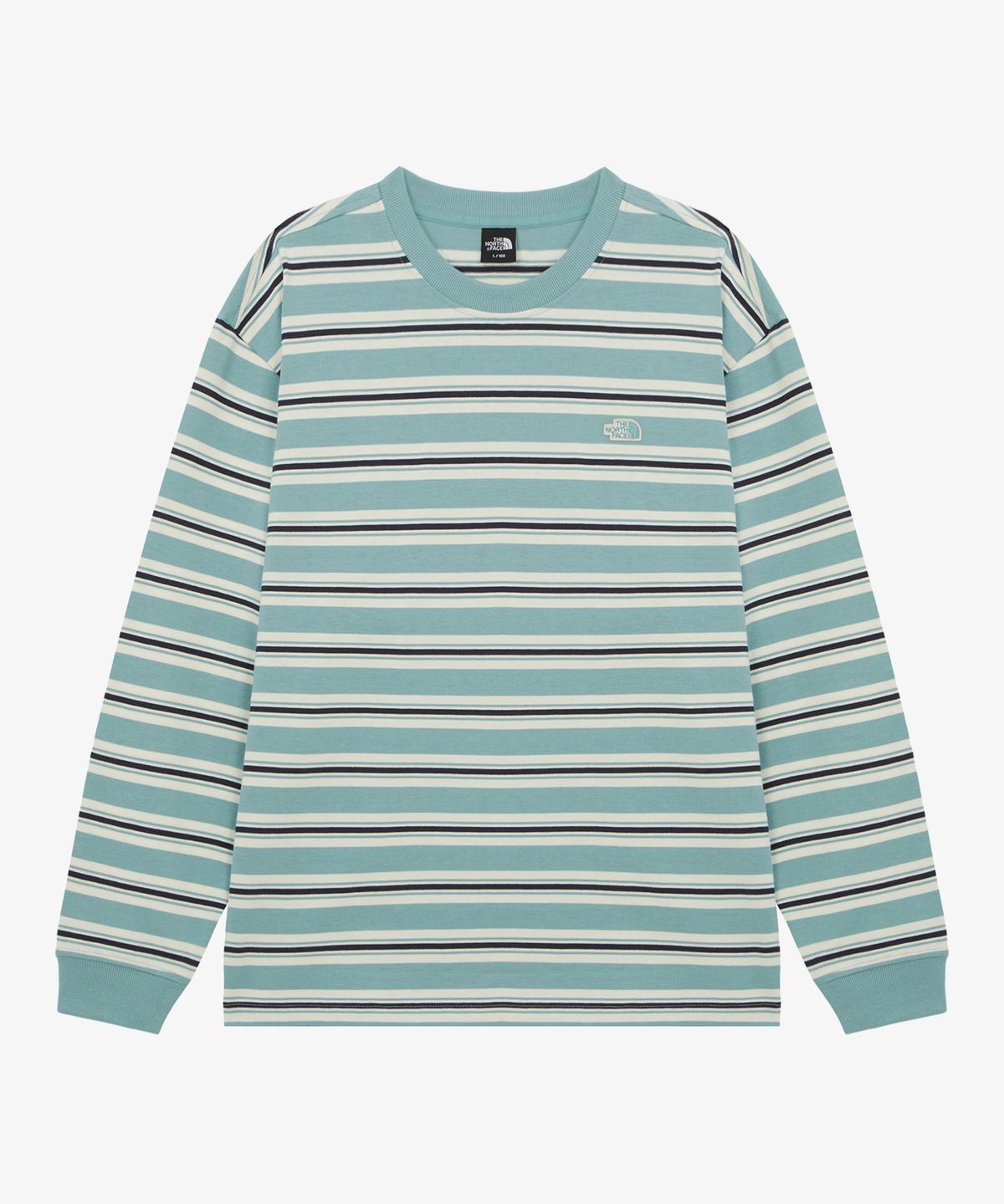노스페이스(THE NORTH FACE) NT7TR56C 남성 이지온 스트라이프 긴팔 티셔츠 JADE