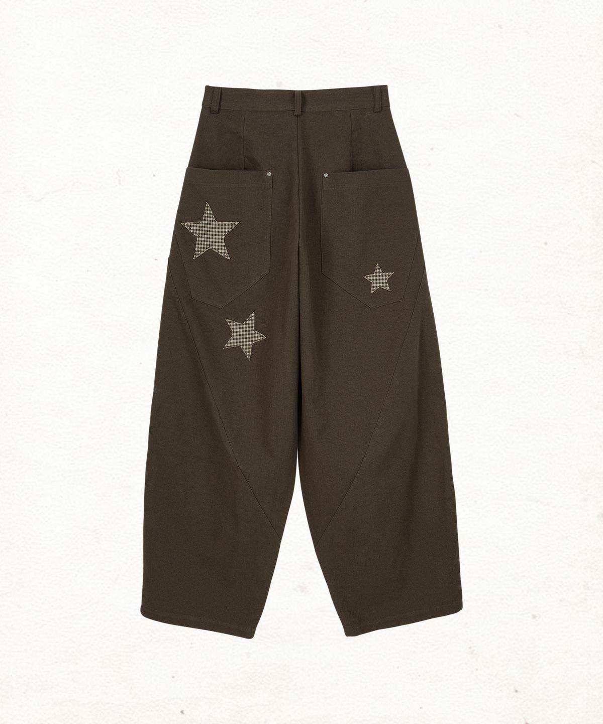 단델(DANDEL) DD star applique balloon pants (BROWN)