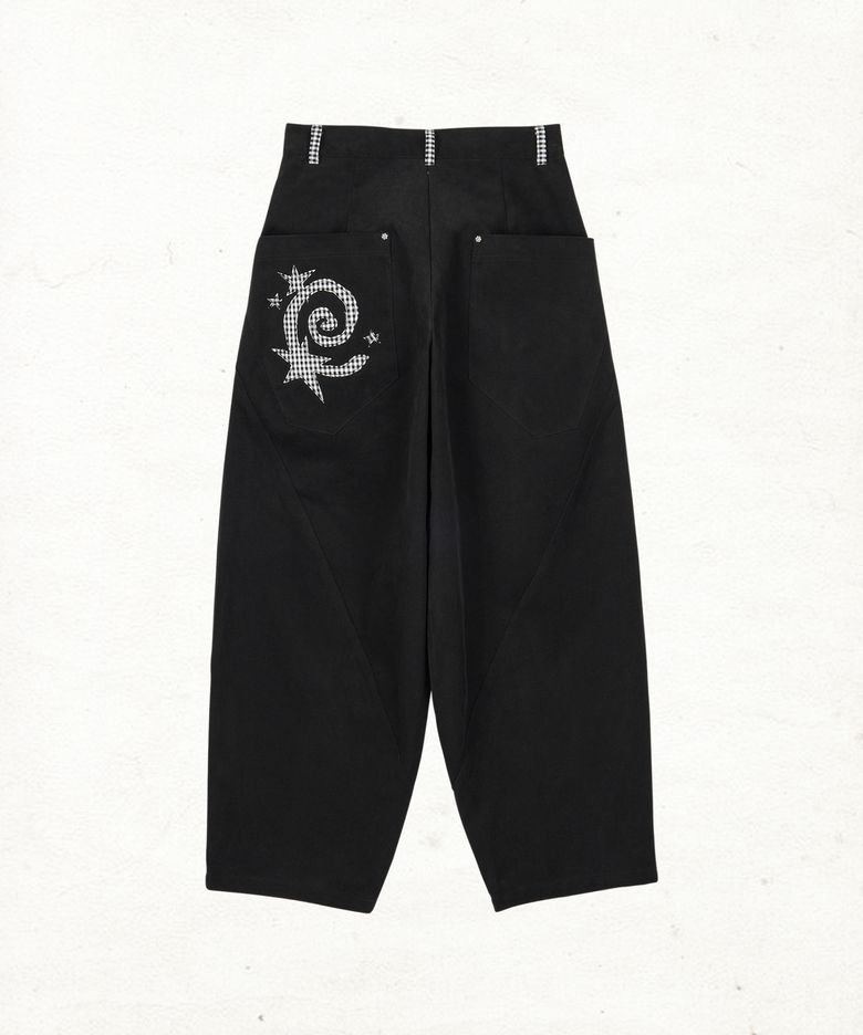 DD spiral star balloon pants (BLACK)