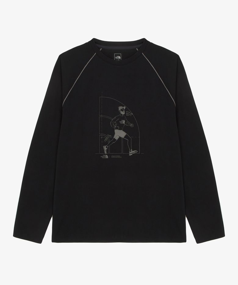 NT7TR51A 남성 살리오 긴팔 티셔츠 BLACK