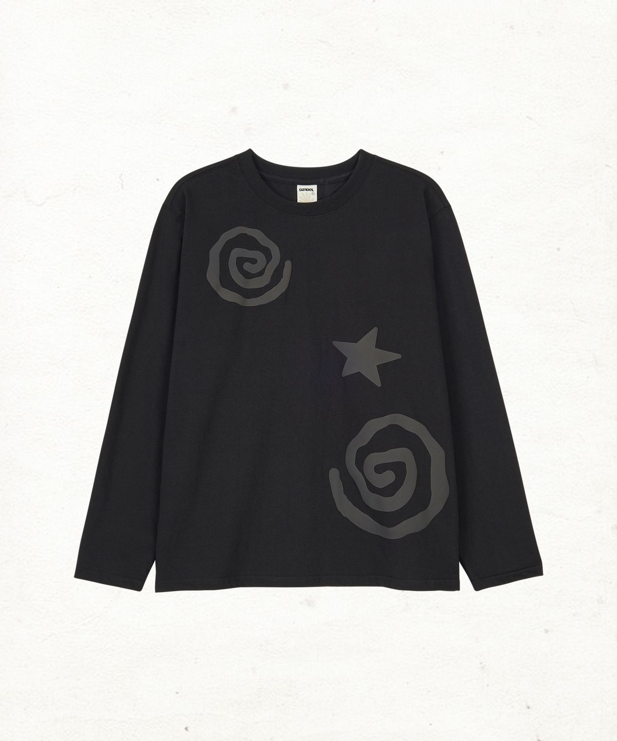 단델(DANDEL) DD spiral star long sleeve (BLACK)