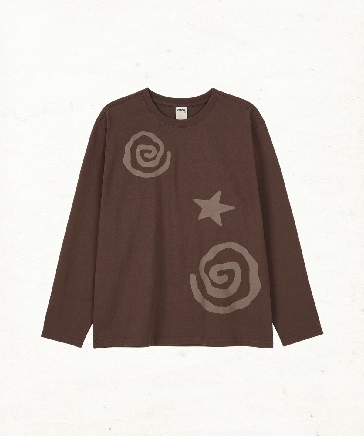단델(DANDEL) DD spiral star long sleeve (BROWN)