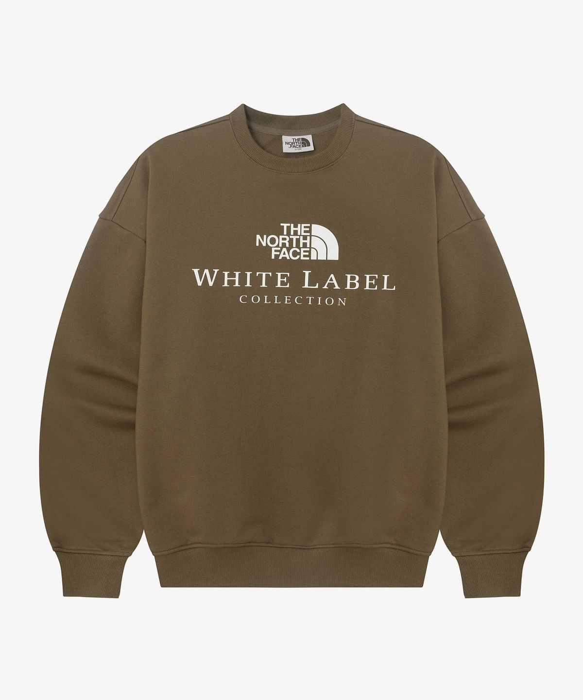 노스페이스(THE NORTH FACE) NM5MR51M 화이트라벨 시그니처 스웻셔츠 BEIGE BROWN