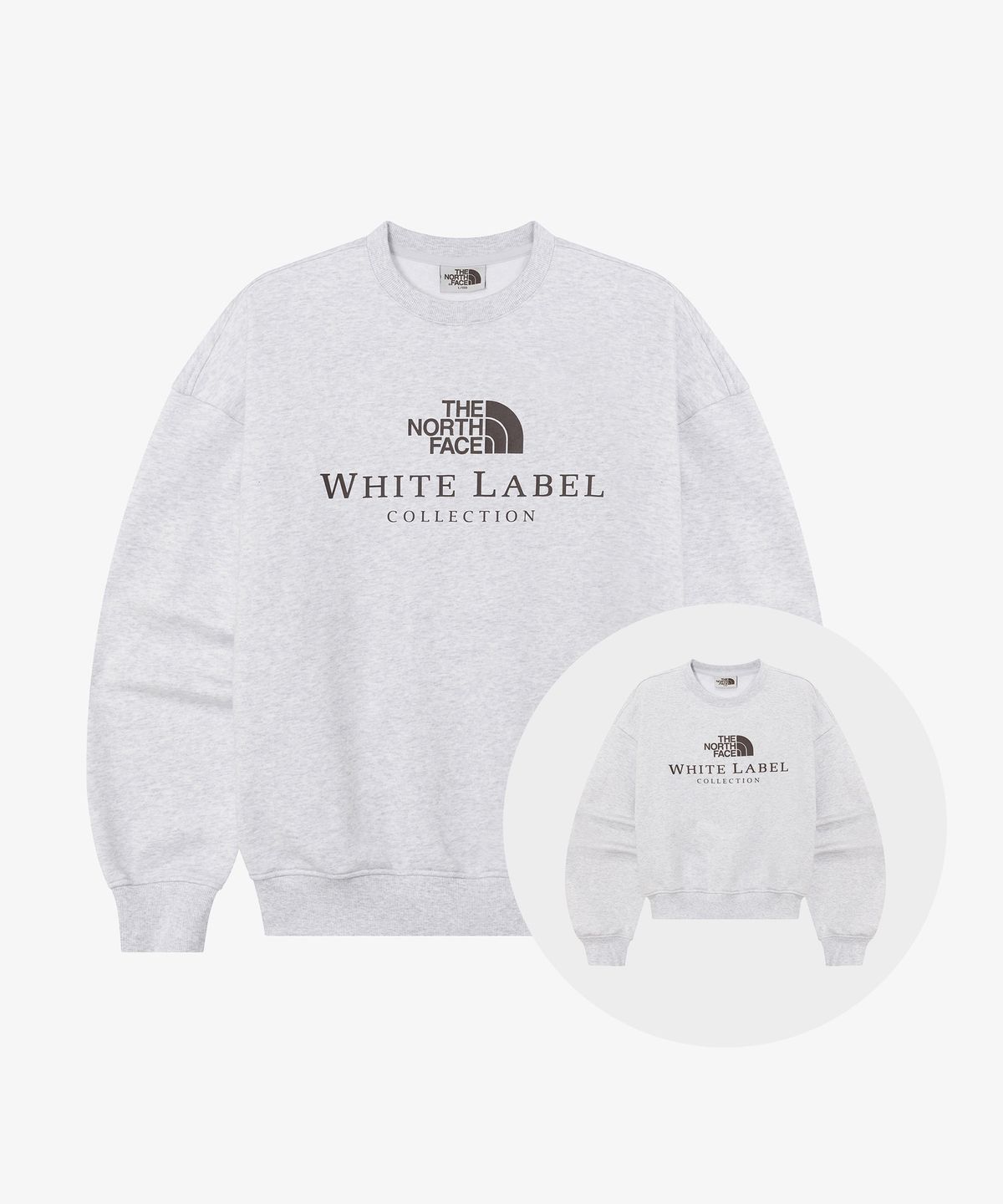 노스페이스(THE NORTH FACE) NM5MR51L 시그니처 스웻셔츠 MELANGE_GREY