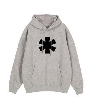 에스터리스크스 빅로고 후드 그레이