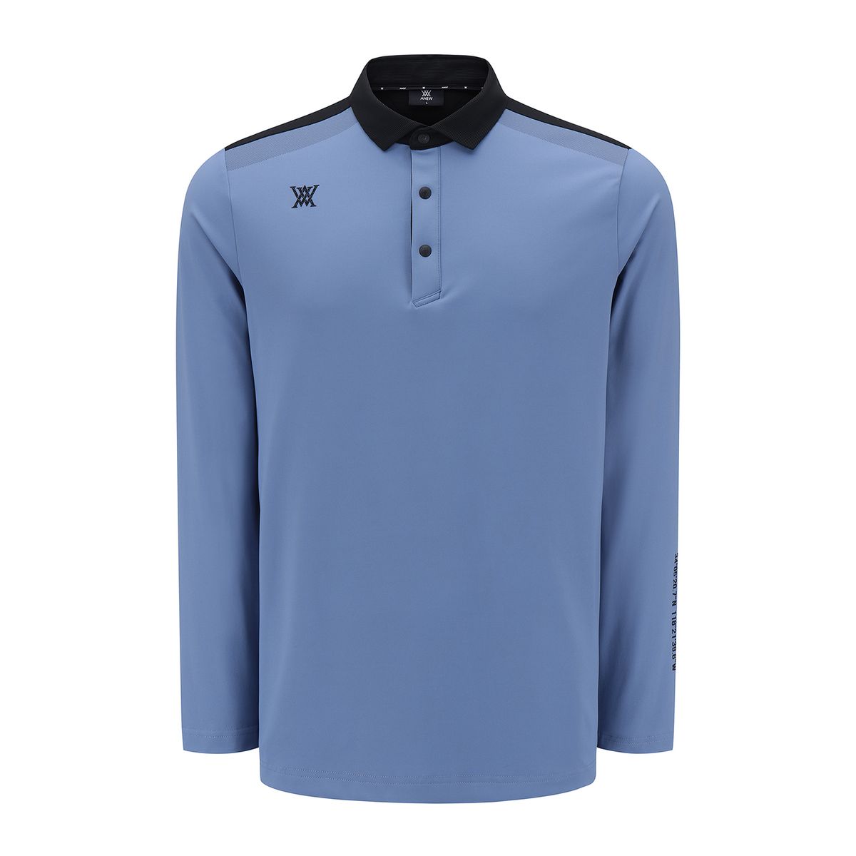 어뉴골프(ANEW GOLF) M COLLAR POINT L/TS_BL