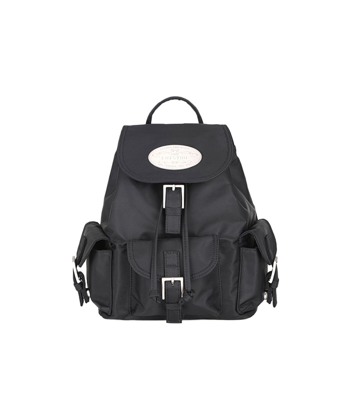 라츠유(LOTSYOU) lotsyou_Nostalgia Perky Backpack Black