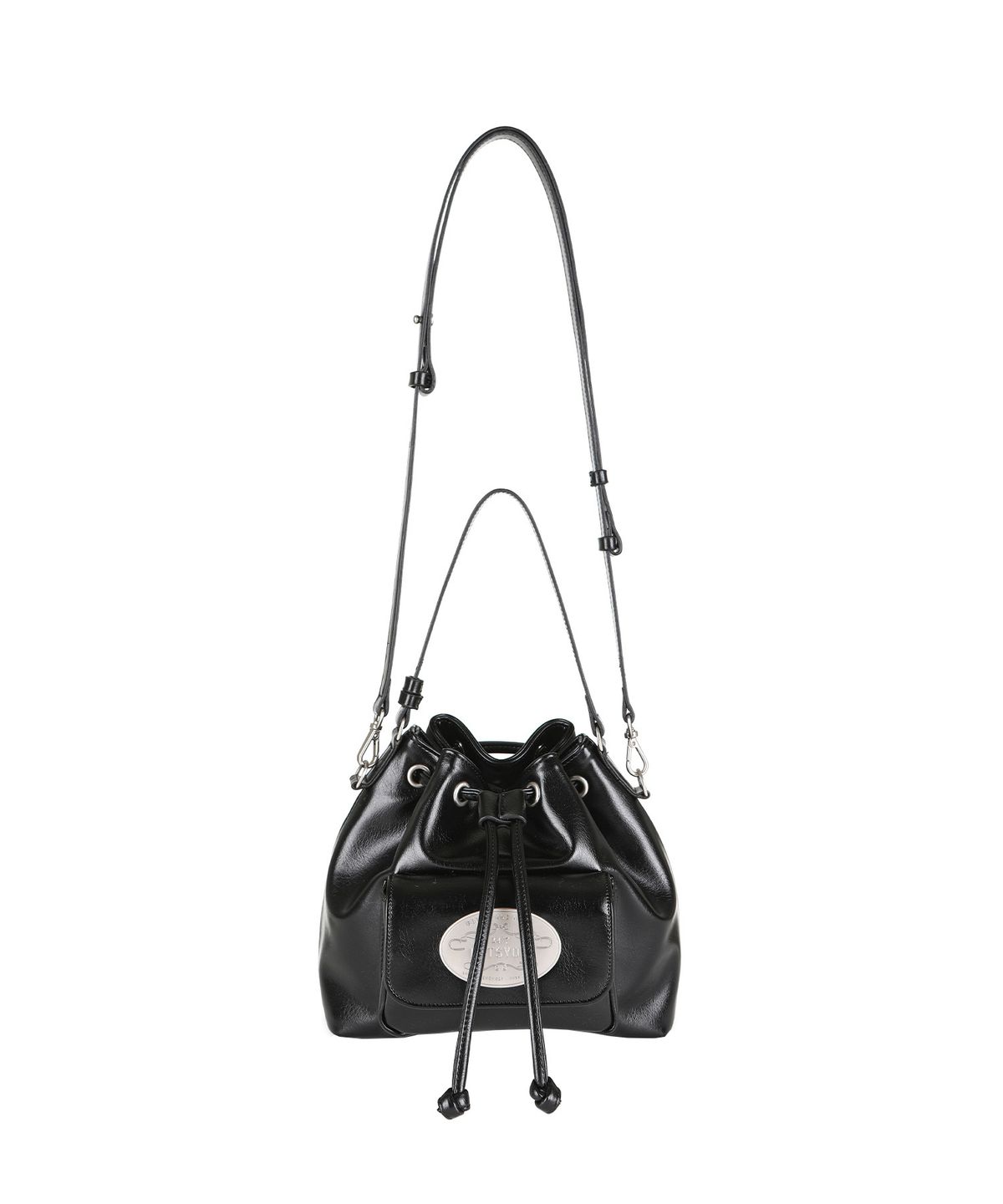 라츠유(LOTSYOU) lotsyou_Luna Bucket Bag Black