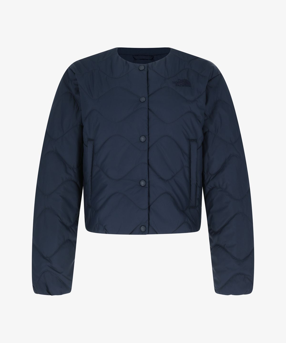 노스페이스(THE NORTH FACE) NJ3NR81K 화이트라벨 여성 플로우 히트 자켓 NAVY