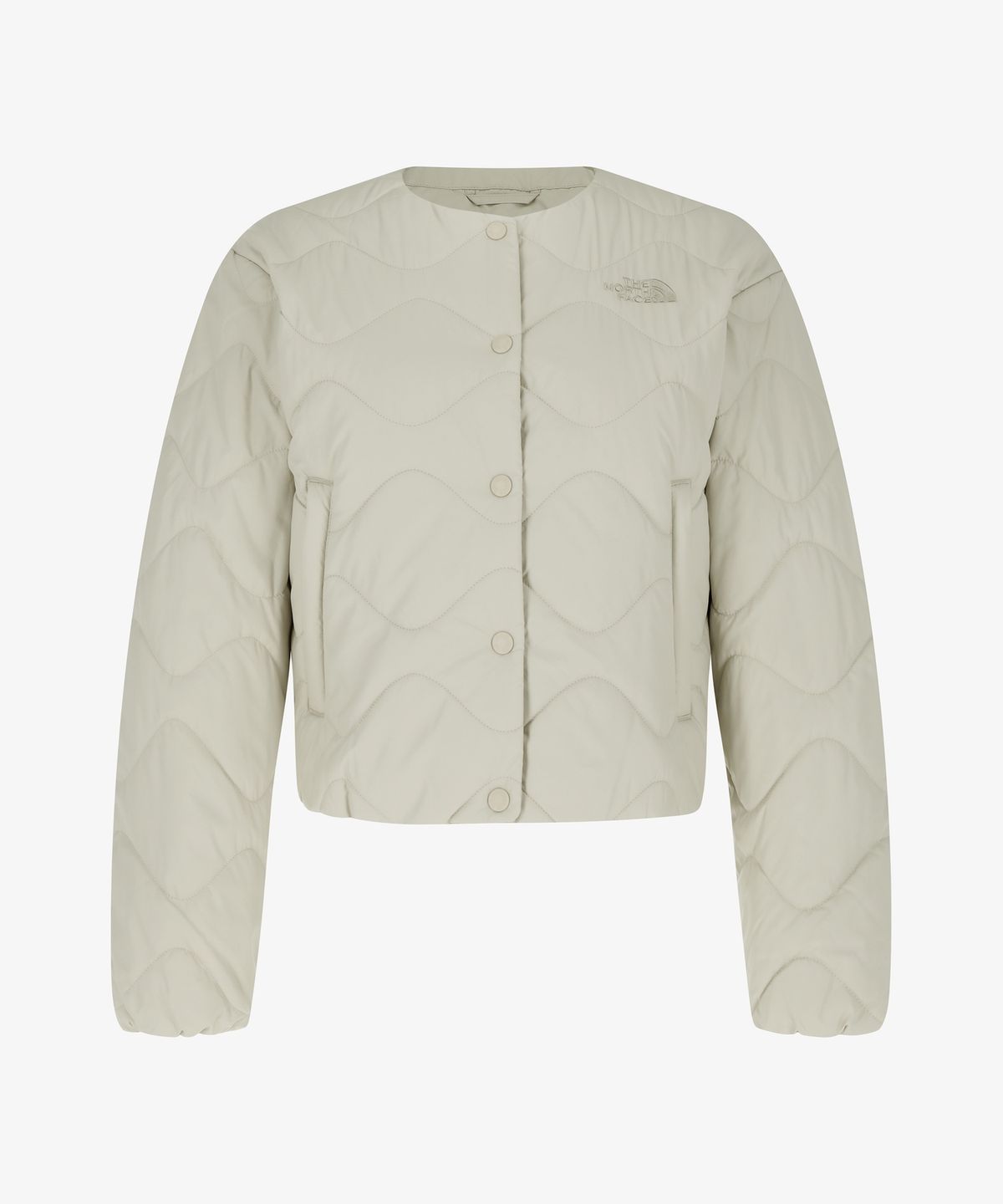 노스페이스(THE NORTH FACE) NJ3NR81J 화이트라벨 여성 플로우 히트 자켓 BEIGE