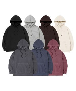 베이직 스몰 로고 후디 7color